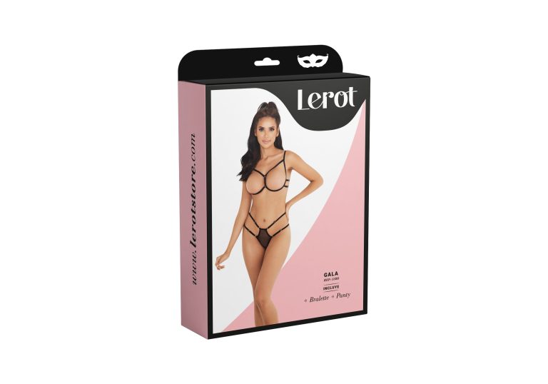 🖤 Conjunto Lencería Gala Lerot Negro