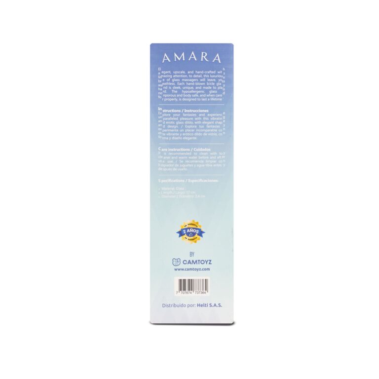 ✨ Vitro Dildo de Vidrio Amara – 17 cm