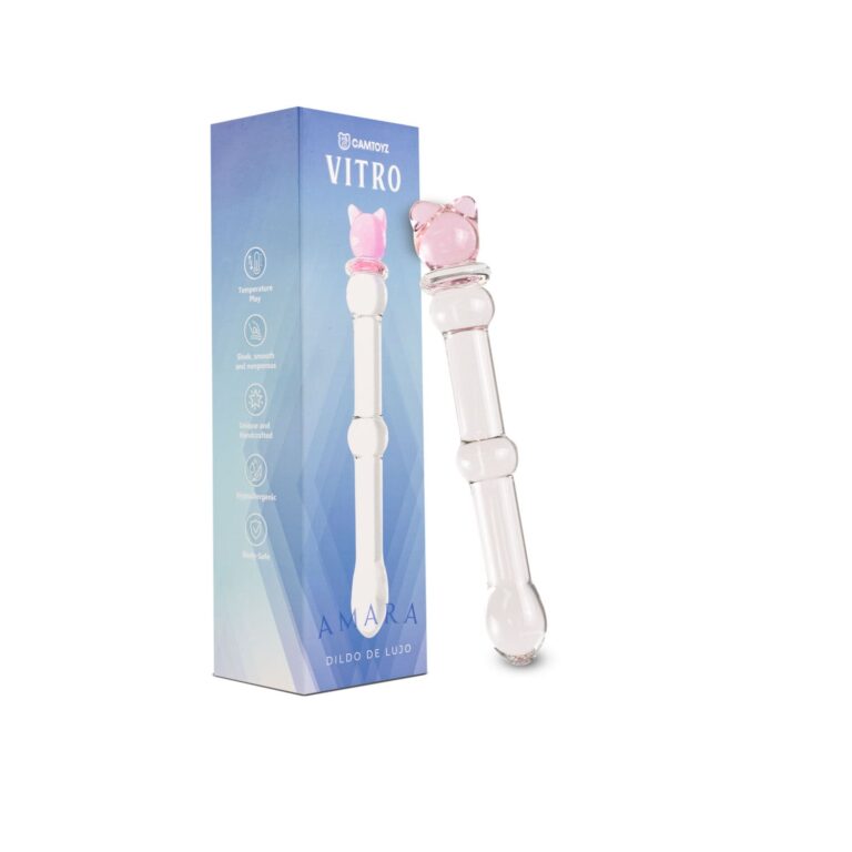 ✨ Vitro Dildo de Vidrio Amara – 17 cm
