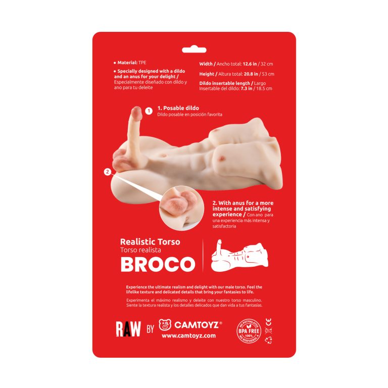 🍆 Raw Torso Masculino Broco
