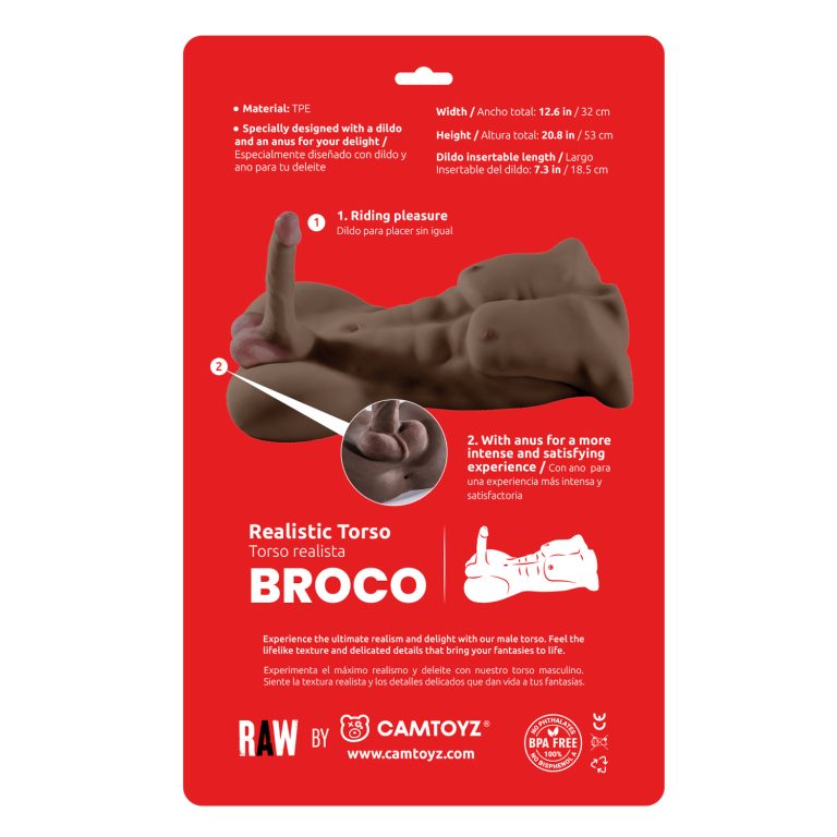 🍆 Raw Torso Masculino Broco