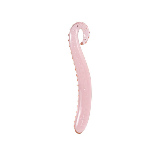 🐙 Dildo de Vidrio Blysco Rosado – 20 cm