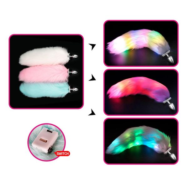 ✨ Plug Anal con Cola Luminosa Dexter