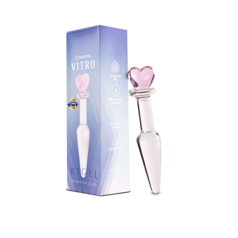 💎 Vitro Dildo de Vidrio Rigel – 13 cm