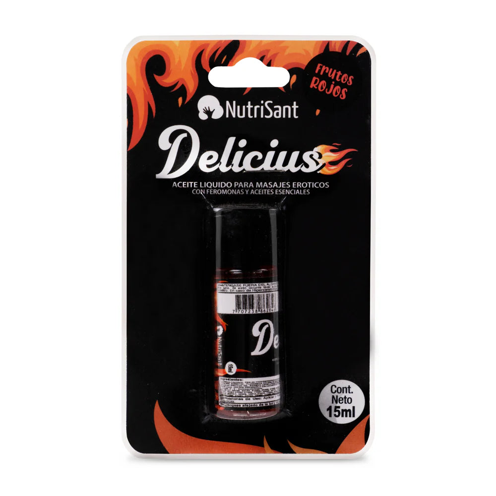 🍓 Aceite Caliente para Masajes Delicius