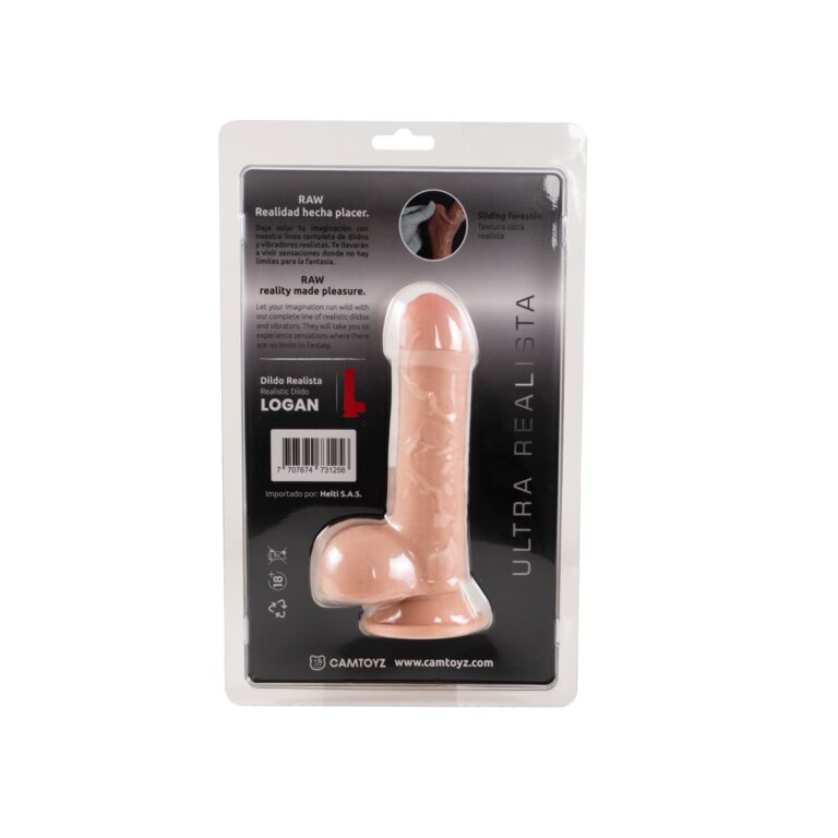 🍯 Raw Dildo Ultra Realista Logan 17.5 cm
