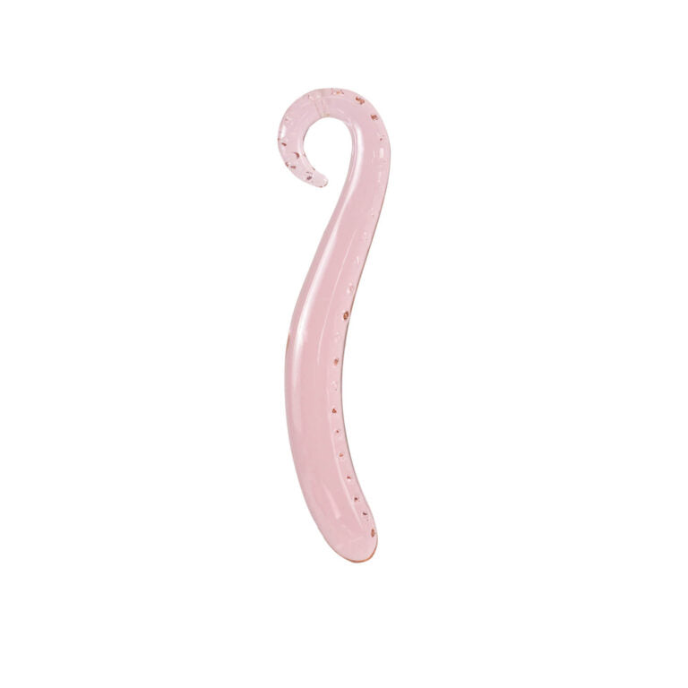 🐙 Dildo de Vidrio Blysco Rosado – 20 cm