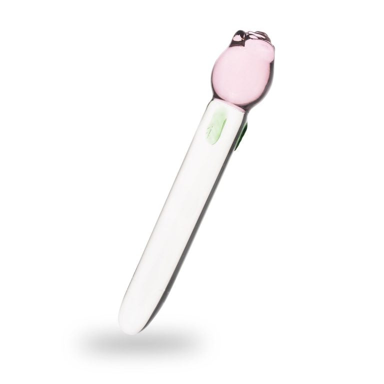 🌸 Dildo de Vidrio Flor – 20 cm