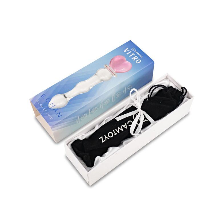 💎 Vitro Dildo de Vidrio Rohan – 20 cm